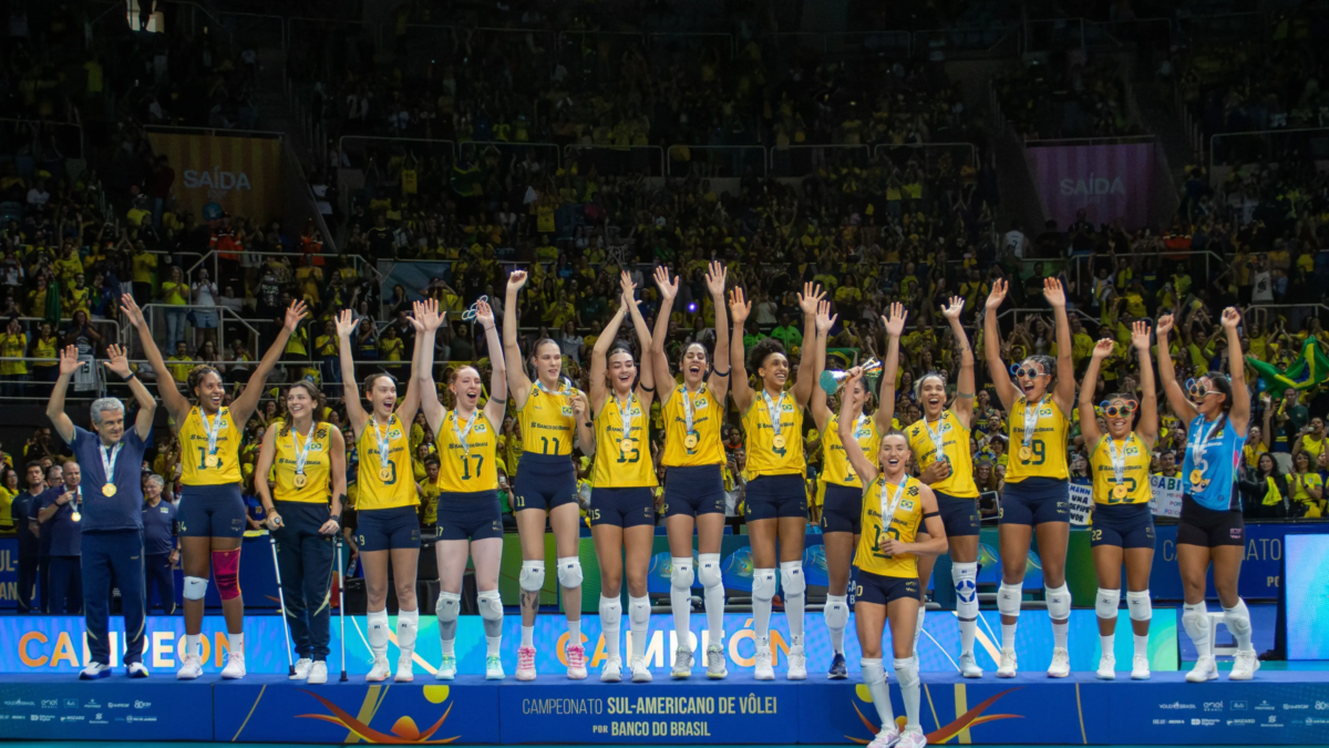 Brasil vence Argentina por 3 a 0 e garante vaga no vôlei feminino dos Jogos de 2028