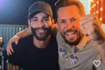 Bruno Peixoto recebe apoio de Gusttavo Lima durante show Buteco
