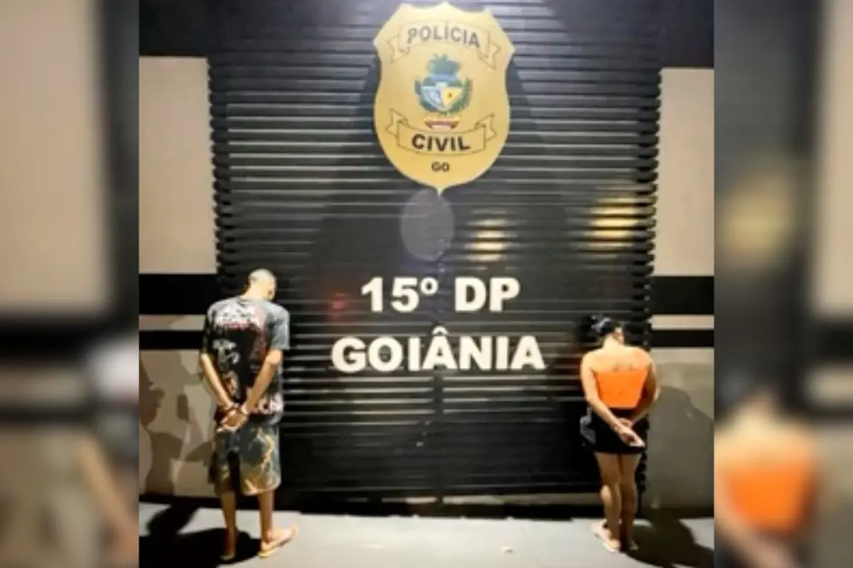 Casal é preso suspeito de aplicar golpe do falso Pix em loja de alto-falantes em Goiânia