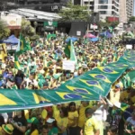 Direita protesta contra Moraes e PT no 7 de setembro em Goiânia
