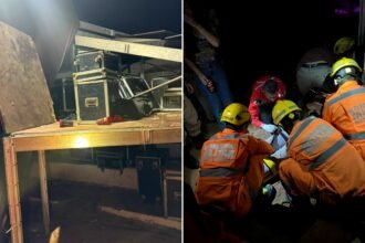 Estrutura desaba e deixa 12 feridos durante a Exposete em Sete Lagoas