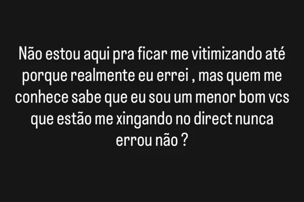 feed-image-1788617720 Streamer acusado de homofobia contra ator de Quem Ama Cuida se desculpa