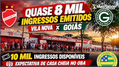 feed-image-1789071650 Quase 8 mil ingressos já foram emitidos para Vila Nova x Goiás; carga pode esgotar antes do clássico