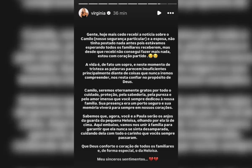 feed-image-1789328483 PM que morreu em acidente na BR-060 era segurança de Virgínia: “ficha não caiu”