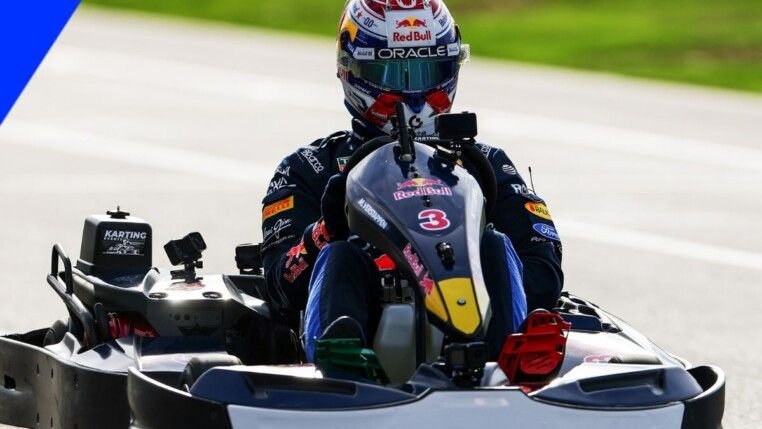 feed-image-1789588307 Max x 100: Verstappen vence corrida de kart; veja como foi