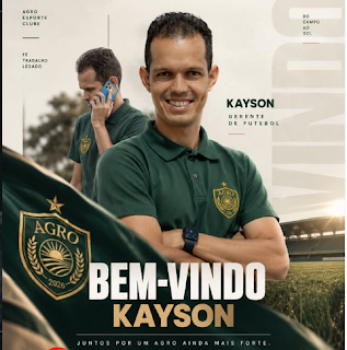 feed-image-1789604000 Agro Esporte Clube anuncia Kayson Dias como novo gerente de futebol para 2027