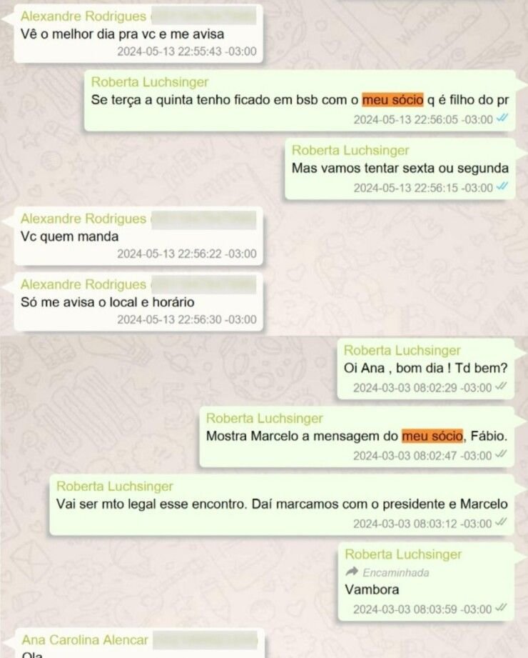 feed-image-1789652542 Roberta Luchsinger chama Lulinha de sócio em oito mensagens por aplicativo
