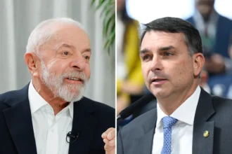 Flávio Bolsonaro e Lula empatam em eventual segundo turno, diz AtlasIntel