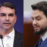 Flávio Bolsonaro visita Filipe Martins na prisão neste sábado (5/9)