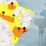 Frente fria traz instabilidade e chuva para boa parte do Brasil no feriadão