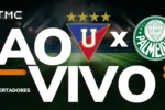 LDU x Palmeiras pela Libertadores 2026: acompanhe a transmissão da TMC ao vivo