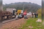 MG: duas pessoas morrem e quatro ficam feridas em grave acidente na BR-381