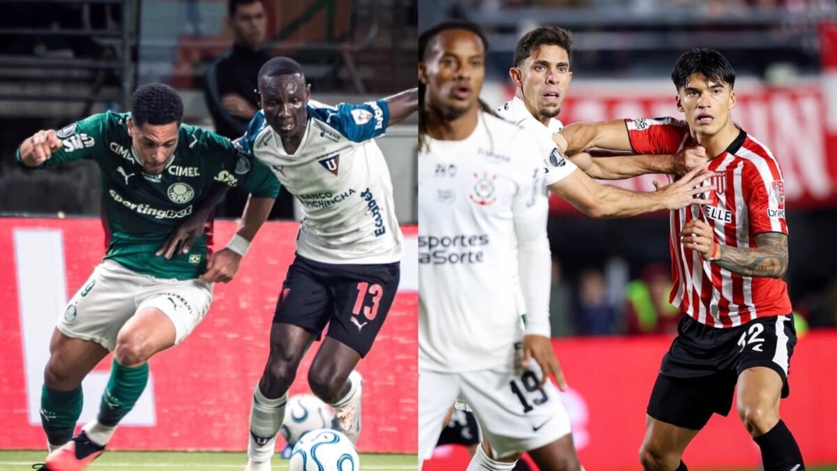 Palmeiras e Corinthians buscam vaga na semifinal da Libertadores nesta quarta