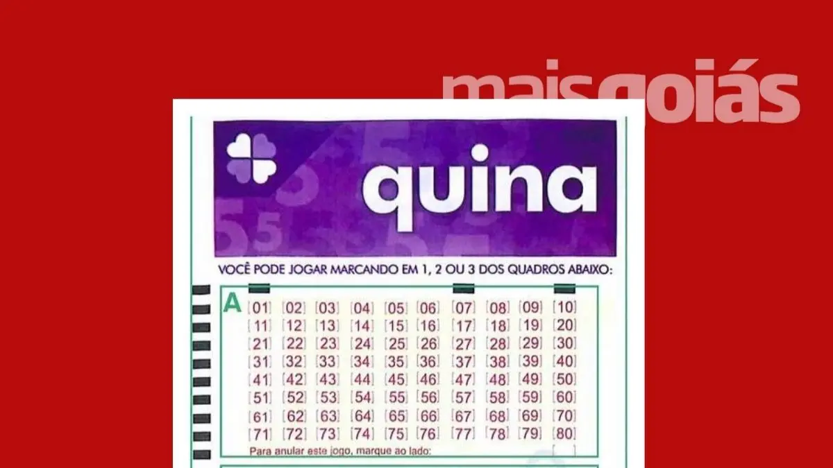 Quina 7108: resultado e prêmios para Goiás