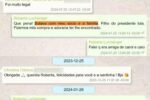Roberta Luchsinger chama Lulinha de sócio em oito mensagens por aplicativo