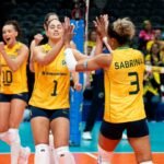 Seleção Brasileira de Vôlei Feminino derrota a Venezuela por 3 x 0