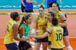 Sem perder nenhum set, Brasil garante vaga em Los Angeles no vôlei feminino