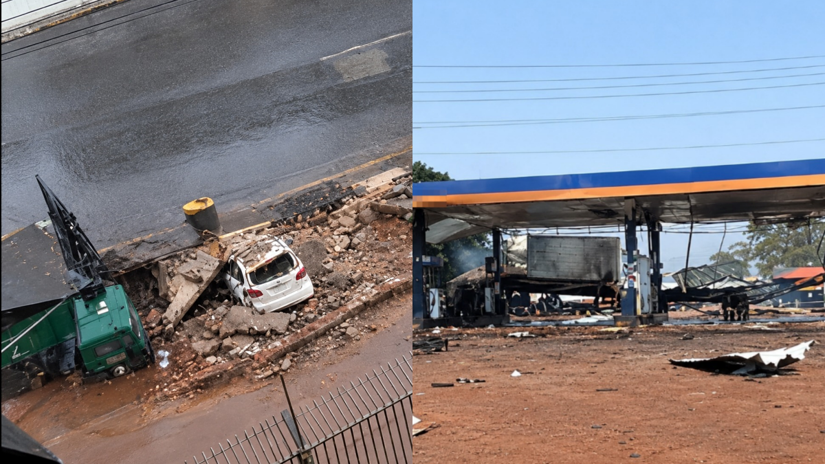 Tempestades atingem cidades de Goiás após calor perto de 40°C