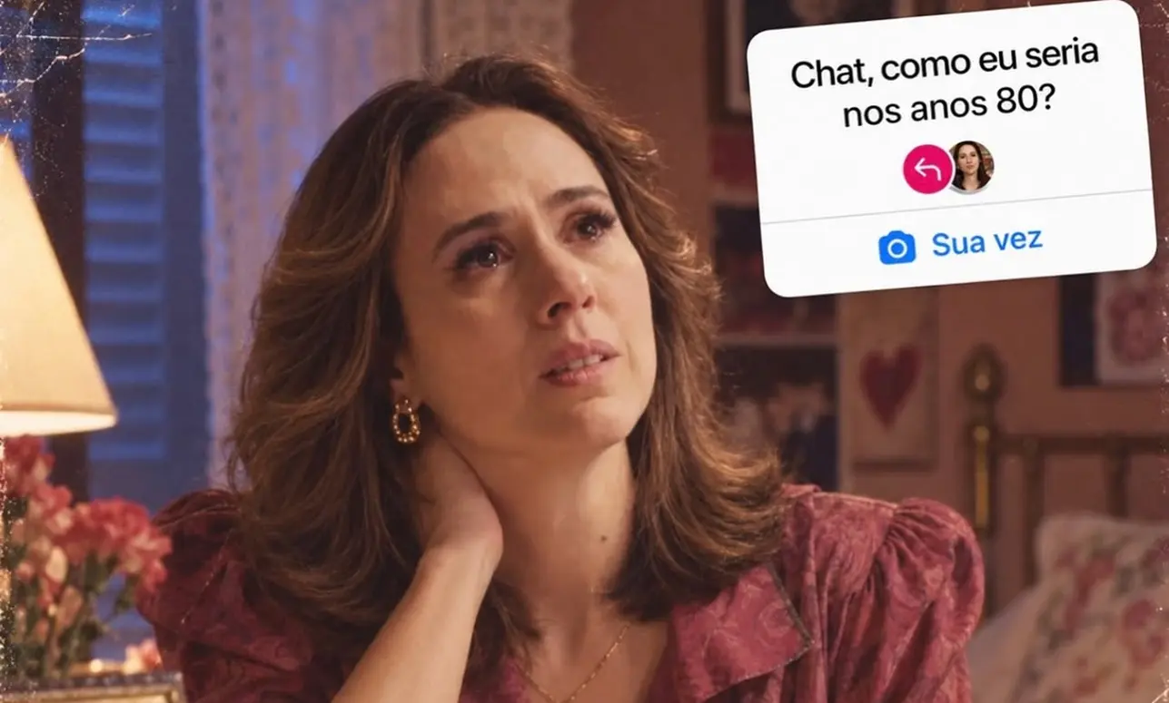 Trend dos anos 80 no Instagram: veja como seriam os personagens da novela ‘Quem Ama Cuida’