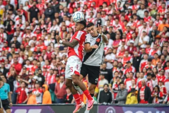 Vasco empata sem gols com o Santa Fé nas quartas da Sul-Americana
