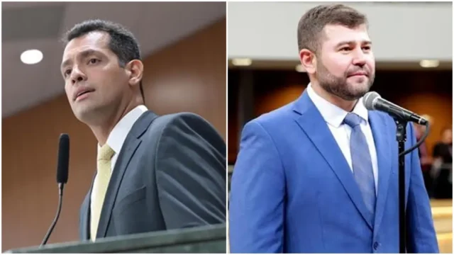 Albernaz assume vaga de Amilton Filho em cerimônia discreta; deputado falecido terá nome em saguão e busto