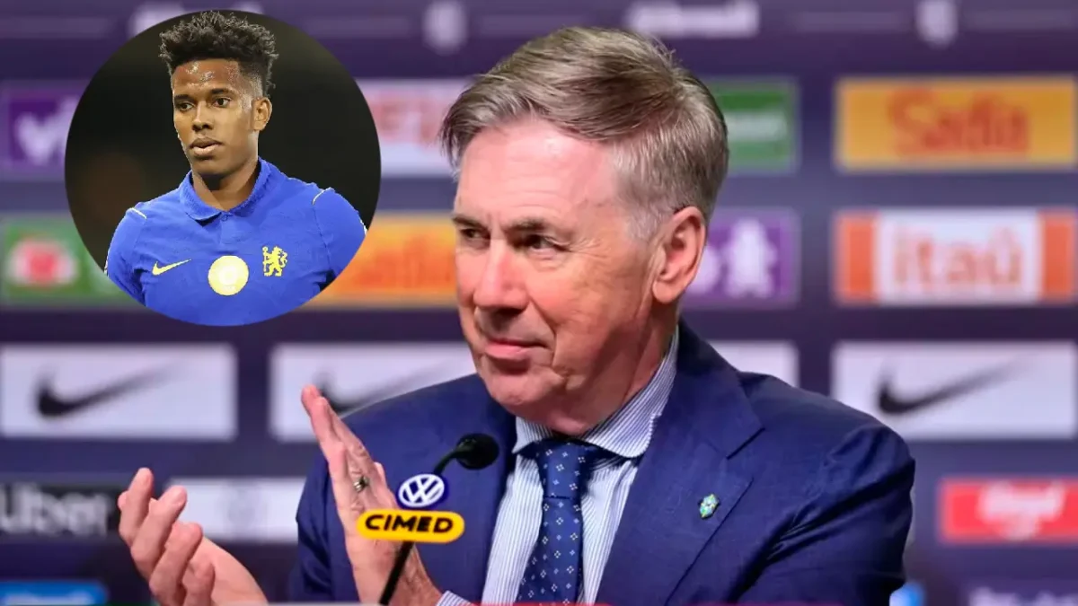 Ancelotti revela atenção especial a Estêvão: “vamos acompanhar até se ele não jogar no Chelsea”