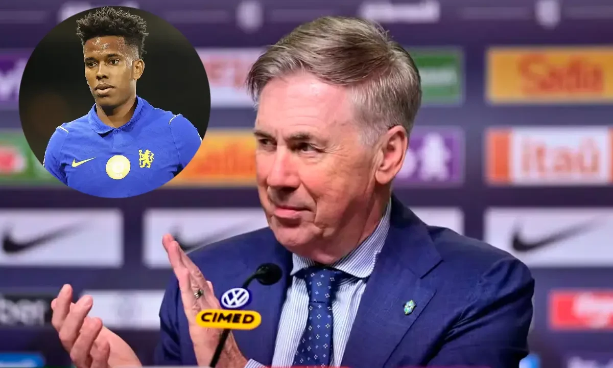 Ancelotti revela atenção especial a Estêvão: “vamos acompanhar até se ele não jogar no Chelsea”