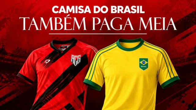 Atlético-GO faz promoção com camisa do Brasil na véspera da eleição
