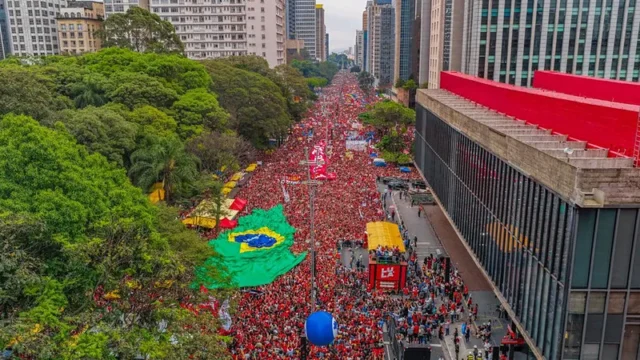 Ato de Lula na Paulista não teve contagem de público; entenda motivo