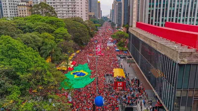 Ato de Lula na Paulista não teve contagem de público; entenda motivo