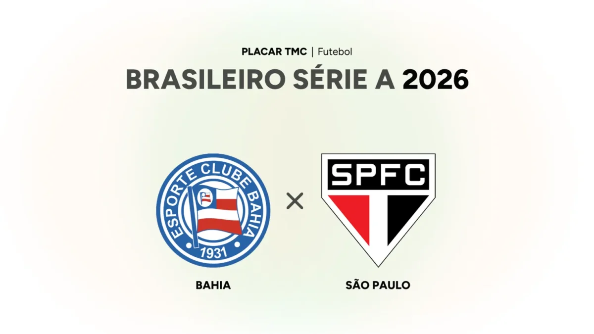 Bahia x São Paulo: onde assistir ao vivo e horário | Campeonato Brasileiro Série A 2026