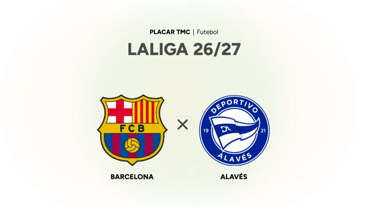 Barcelona x Alavés: onde assistir ao vivo e horário | LaLiga 2026/27