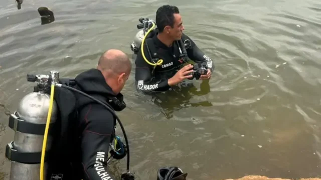 Bombeiros encontram corpo de homem em lago da Saneago, em Goiânia