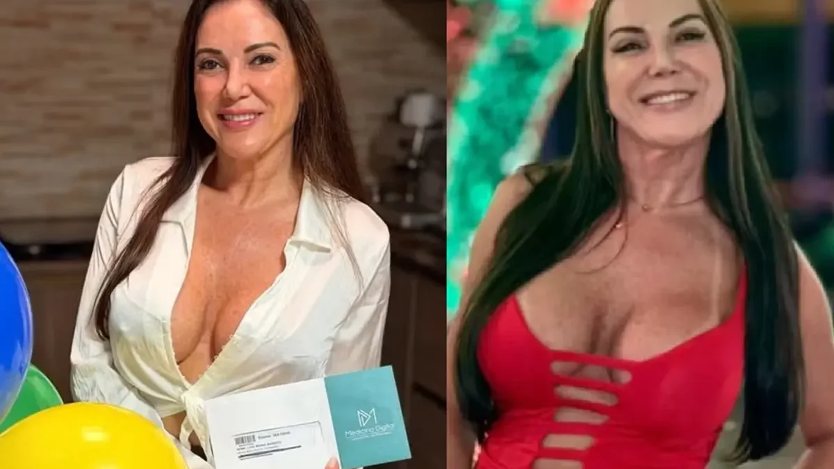 Brasileira eleita pela Playboy a 60+ mais bonita do mundo diz que exame apontou idade biológica de 28 anos