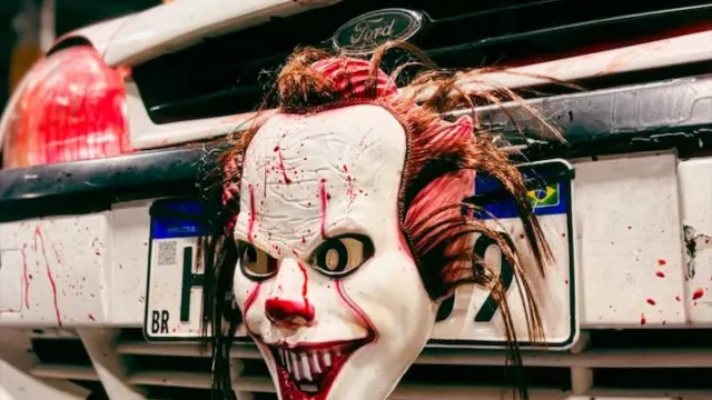 Carros fantasiados de Halloween invadem encontro automotivo em Goiânia