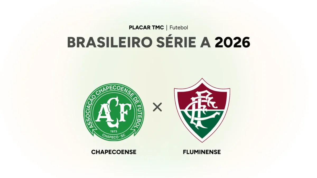 Chapecoense x Fluminense: onde assistir ao vivo e horário | Campeonato Brasileiro Série A 2026