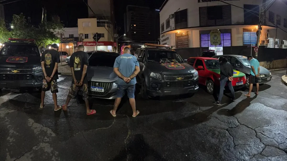 Cinco suspeitos são presos menos de 24 horas após lançamento de ação integrada em Anápolis