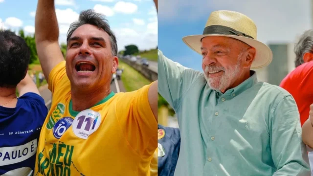 CNT/MDA: Flávio Bolsonaro aparece numericamente à frente de Lula em pesquisa