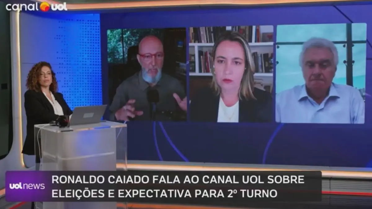 ‘Contenha o seu petismo’, diz Caiado para jornalista em discussão no portal UOL