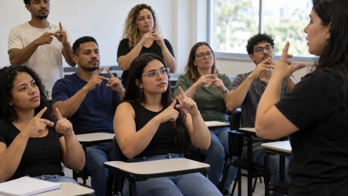 Curso gratuito de Libras abre 245 vagas em Goiânia; veja como se inscrever