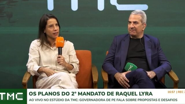 “Decidi tratar dos interesses do povo de Pernambuco”, diz Raquel Lyra durante exclusiva à TMC