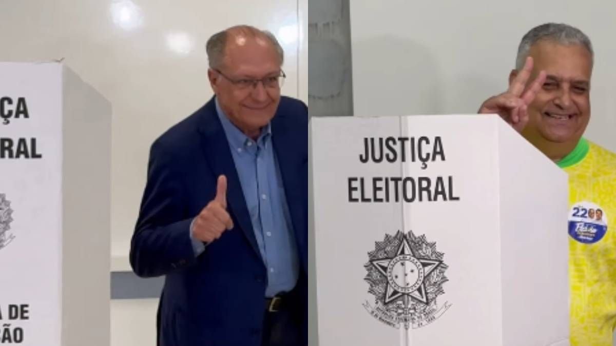 Eleições 2026: candidatos à vice-presidência, Alckmin e Gaspar votam no segundo turno