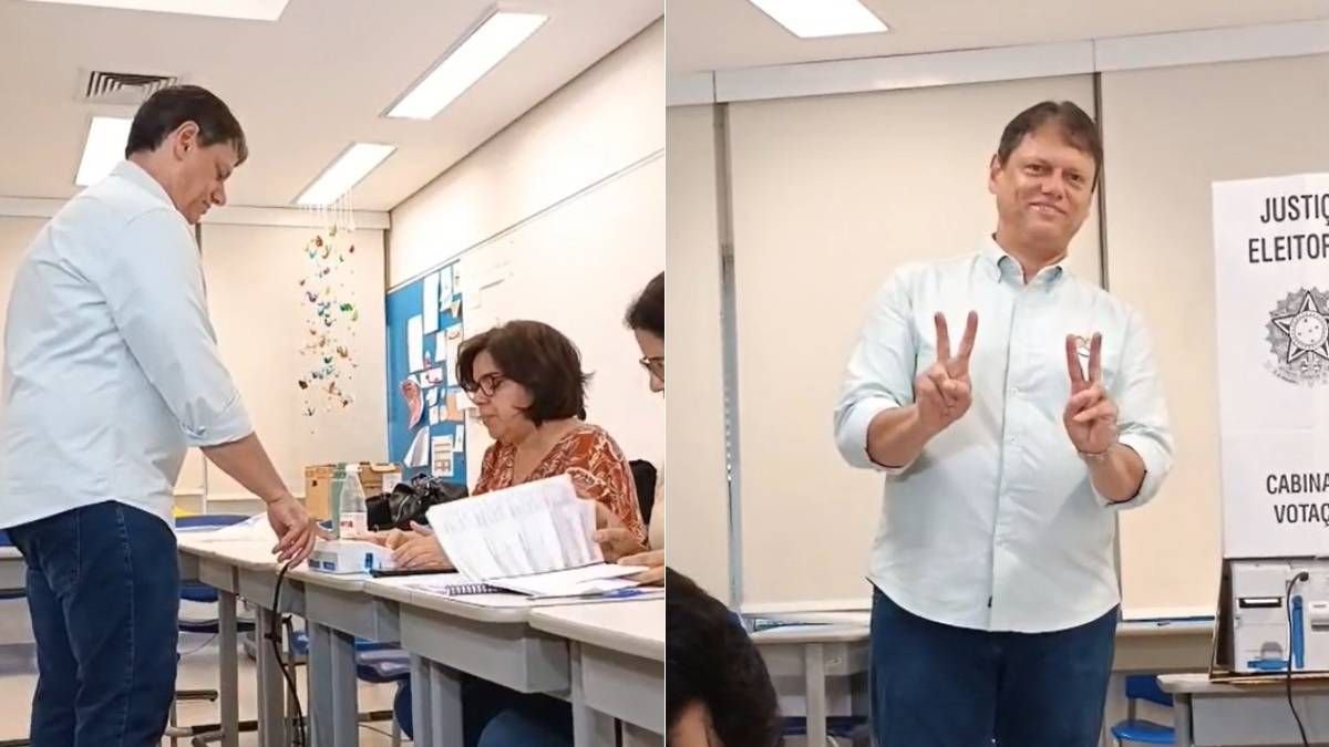 Eleições 2026: Tarcísio de Freitas vota na Zona Sul de São Paulo