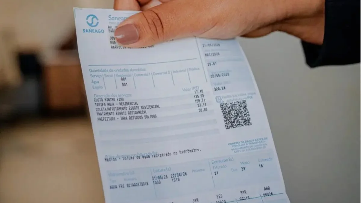 Falso boleto da Saneago chega pelo WhatsApp com ameaça de corte de água; veja como se proteger