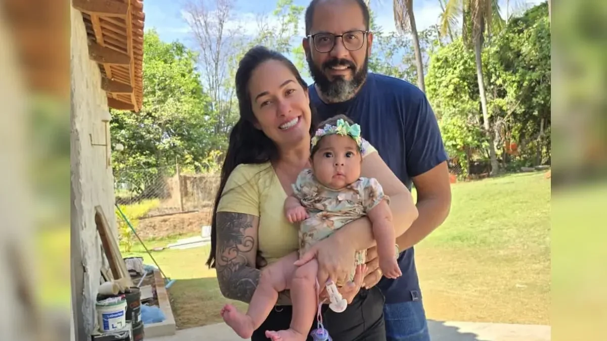 Família luta por autorização de cirurgia rara para filha com problemas respiratórios em Goiás