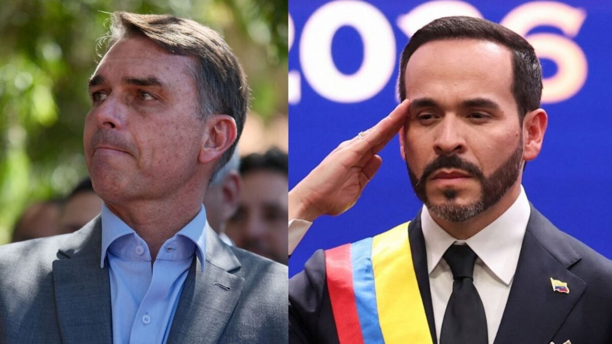Flávio Bolsonaro e presidente da Colômbia defendem classificação de facções como organizações terroristas