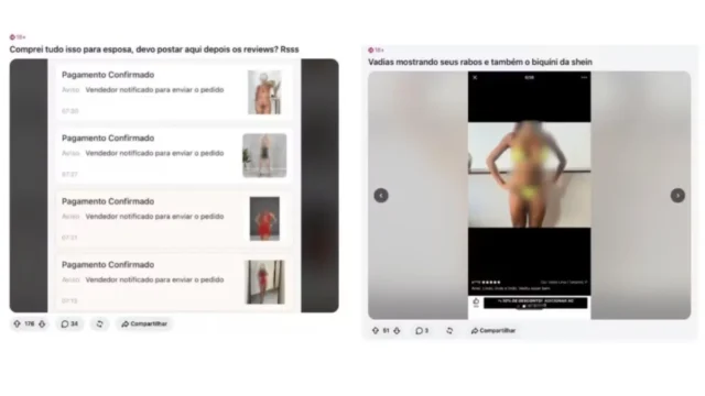 Fórum em rede social expõe fotos de clientes da Shein e gera onda de indignação por comentários sexuais