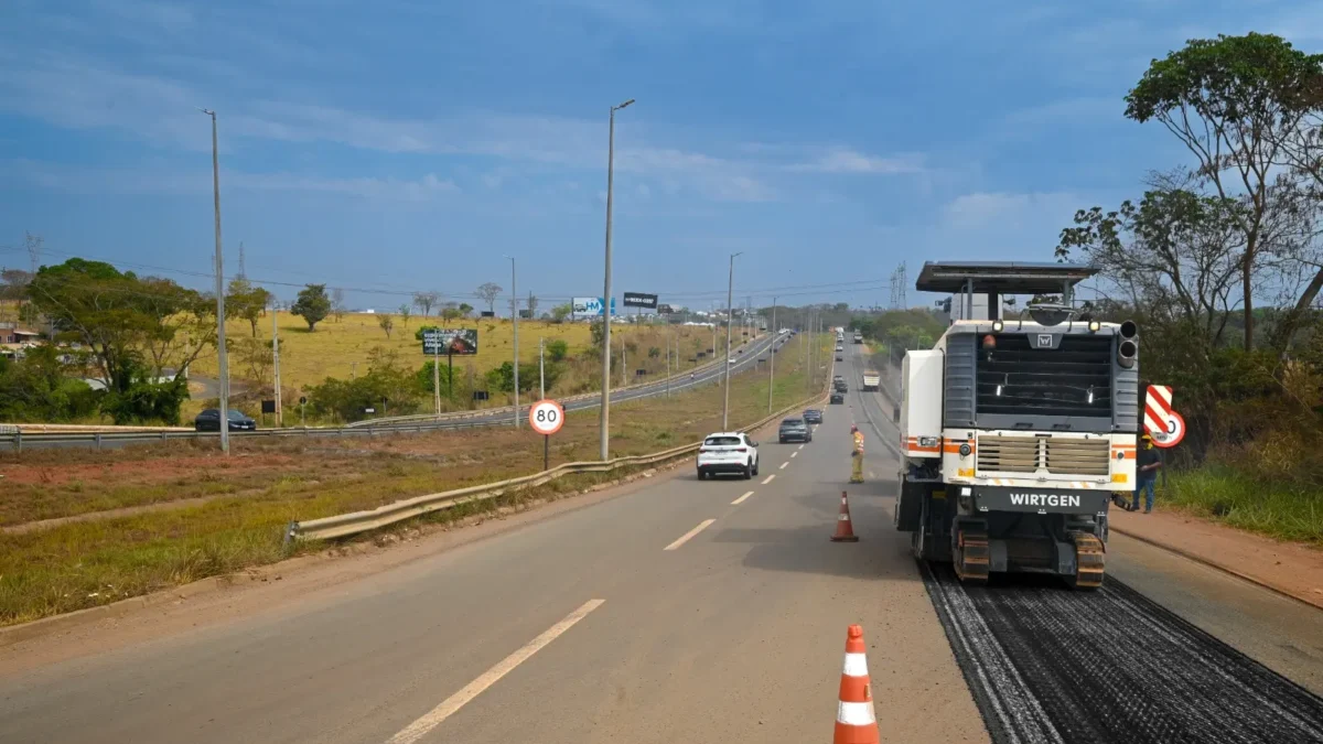 GO-020 entra em nova etapa de restauração com mudanças no trânsito entre Goiânia e Bela Vista; veja o que muda