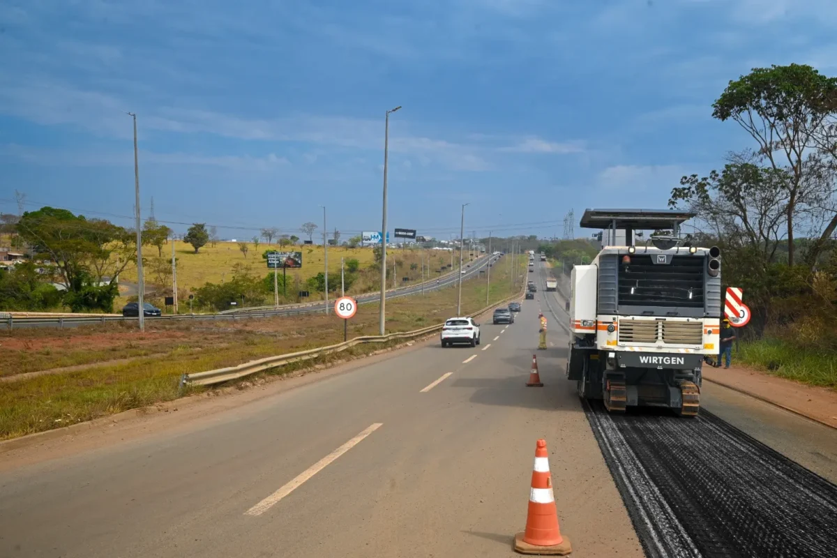 GO-020 entra em nova etapa de restauração com mudanças no trânsito entre Goiânia e Bela Vista; veja o que muda