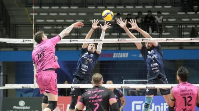 Goiás Vôlei é derrotado pelo Suzano na estreia da Superliga